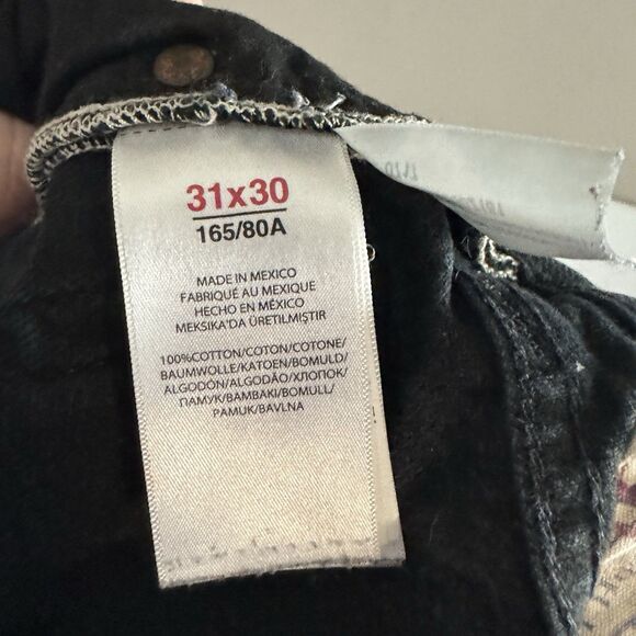 POLO RALPH LAUREN Mens Blue Hampton Straight Jeans Size 31x30 Selvedge - Picture 12 of 14